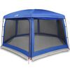 vidaXL Carpa para piscina con desmontables y paredes azul 618x532 cm