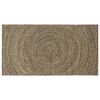 vidaXL Alfombra de &aacute;rea Natural y negro 100 x 200 cm yute
