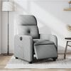 vidaXL Sill&oacute;n reclinable el&eacute;ctrico tela gris claro