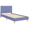 vidaXL Cama para niños con cabecero Azul jeans 80 x 200 cm tela