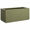 vidaXL Caja de Flores de Jard&iacute;n Verde 80 x 36 x 35 cm PP