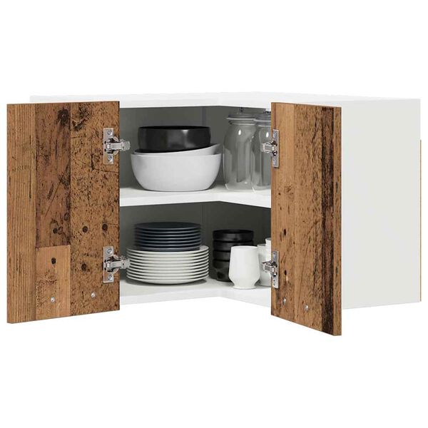 vidaXL Mueble colgante Madera Vieja y 57 x 57 x 40 cm