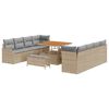 vidaXL Conjunto de sof&aacute; de jard&iacute;n 11 uds. 10-N&uacute;mero de plazas