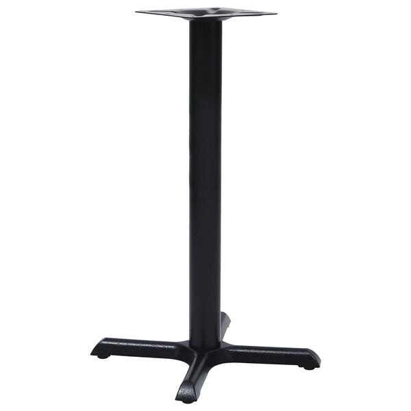 vidaXL Pata de mesa de bistr&oacute; negra 56x56x72 cm de hierro fundido