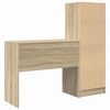 vidaXL Escritorio con caj&oacute;n 2 pcs Roble Sonoma