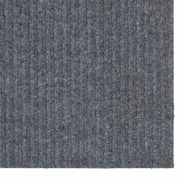 vidaXL Runner de Alfombra Gris Claro 80 x 200 cm tela