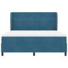 vidaXL Cama tipo Box Spring Azul Oscuro 200 x 180 cm Terciopelo