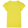 Camiseta infantil amarillo brillante 104