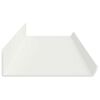 vidaXL Estante flotante 2 pcs 100 x 9 x 2,5 cm Acero