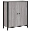 vidaXL Aparador de madera de ingenier&iacute;a gris Sonoma 70x30x80 cm