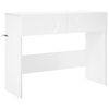 vidaXL Mesa Consola Blanco 96,5 x 38 x 75 cm Madera de ingenier&iacute;a
