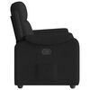 vidaXL Sill&oacute;n reclinable de tela negro