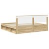 vidaXL Estructura de cama Sonoma 200 x 200 cm Madera de pino macizo