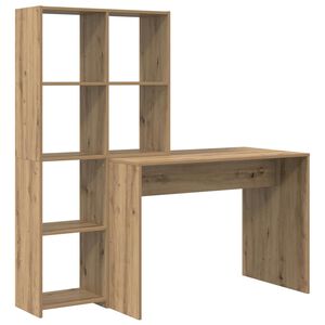 vidaXL Escritorio Roble artisan Madera de ingenier&iacute;a