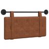 vidaXL Cabecero colgante Marr&oacute;n PU antiguo
