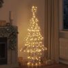 vidaXL &Aacute;rbol de Navidad con 240 LED c&aacute;lido 181 cm PET