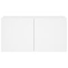 vidaXL Mueble para TV de pared blanco 80x30x41 cm