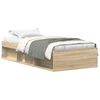 vidaXL Estructura de cama roble Sonoma 100x200 cm