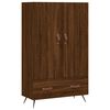 vidaXL Aparador alto madera de ingenier&iacute;a roble marr&oacute;n 69,5x31x115 cm