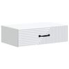 vidaXL Mesa Lateral Montada en la Pared 59 x 34,5 x 17 cm