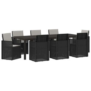 vidaXL Conjunto de Comedor de Jard&iacute;n 9 uds. Antracita y Gris Claro PP