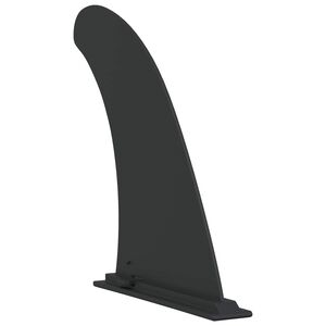 vidaXL Aleta SUP 3,5 x 18 x 21,5 cm Nylon Negro