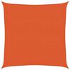 vidaXL Toldo de vela naranja HDPE 160 g/m&sup2; 2,5x2,5 m