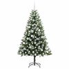 vidaXL &Aacute;rbol de Navidad Artificial Plegable con Nieve Esponjosa 180 cm