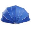 vidaXL Cúpula para piscina Manual Azul 592 x 590 x 275 cm