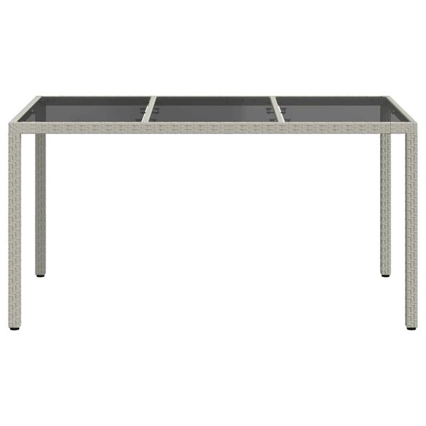 vidaXL Mesa de comedor de jardín 150 x 90 x 75 cm Poliratán
