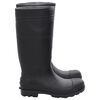 vidaXL Botas de agua negro número 42 PVC