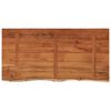 vidaXL Encimera de ba&ntilde;o rectangular madera maciza acacia 120x60x2,5 cm
