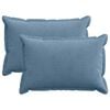 vidaXL Funda de almohada 2 uds. HOUTEN Azul 30 x 50 cm pana