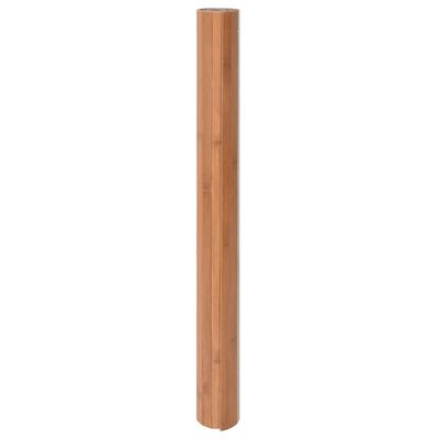 vidaXL Alfombra rectangular bambú color natural 60x400 cm