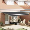 vidaXL Toldo Retr&aacute;ctil Antracita 450 x 300 cm Tela y Metal