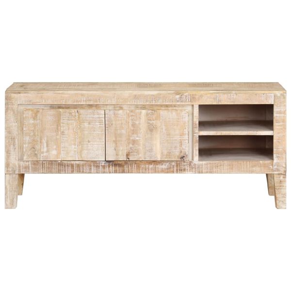 vidaXL Mueble de TV madera maciza de mango 110x35x46 cm
