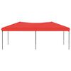 vidaXL Carpa para fiestas plegable rojo 3x6 m