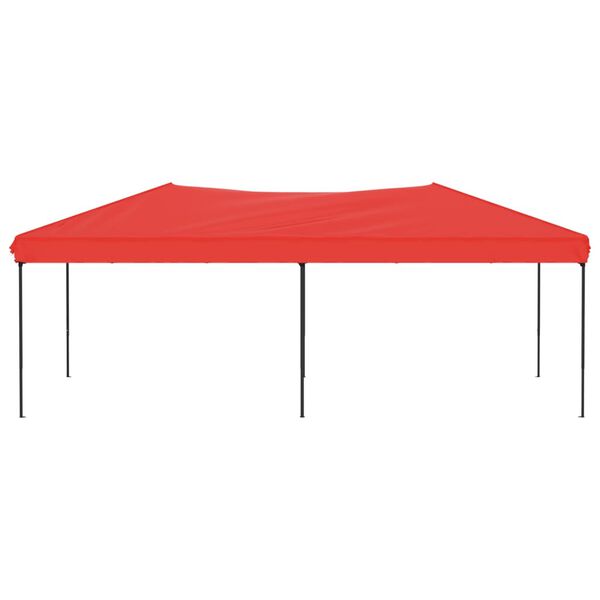 vidaXL Carpa para fiestas plegable rojo 3x6 m