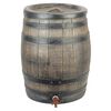 Nature Barril de lluvia aspecto de madera marrón 120 L 50,5x66 cm