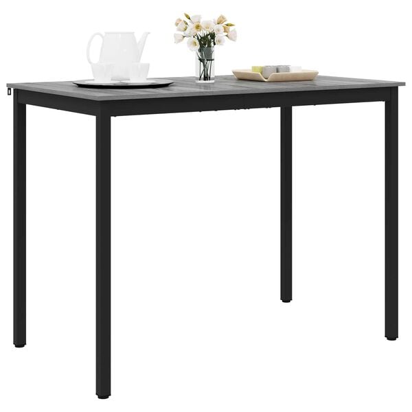 vidaXL Mesa de barra de pie Madera de ingenier&iacute;a