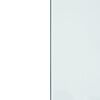 vidaXL Placa de vidrio para chimenea rectangular 80x50 cm