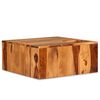 vidaXL Mesa de centro de madera maciza de acacia 70x70x30 cm