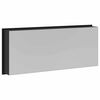 vidaXL Nichos de Ducha Negro 75 x 30 x 9,5 cm Acero inoxidable