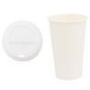 vidaXL Vasos de café de papel con tapa 1000 uds 16oz 400ml