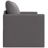 vidaXL Sof&aacute; cama 110cm Gris Cuero artificial