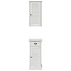 vidaXL Juego de muebles de ba&ntilde;o con caj&oacute;n VIGO 2 pcs Marr&oacute;n y blanco