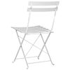 vidaXL Silla de jard&iacute;n plegable 2 pcs 42 x 46 x 82cm Metal