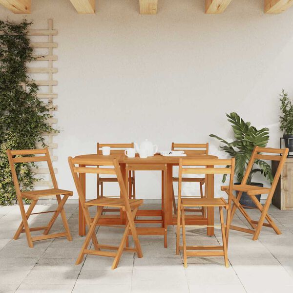 vidaXL Mesa de jard&iacute;n madera maciza de acacia 130x90x72 cm