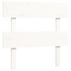 vidaXL Estructura cama sin colch&oacute;n madera maciza pino blanca 100x200cm