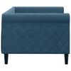 vidaXL Sof&aacute; cama sin colch&oacute;n terciopelo azul 80x200 cm